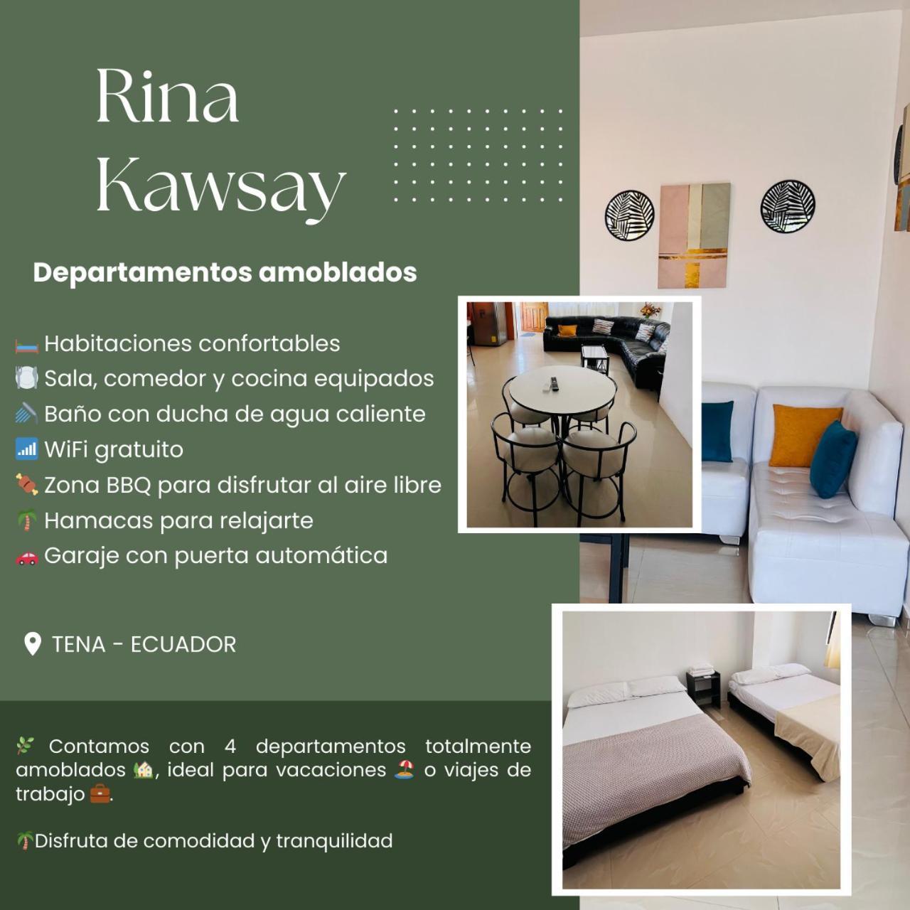 Rinakawsay - Viveviajando Apartamento Amoblado En Tena Extérieur photo